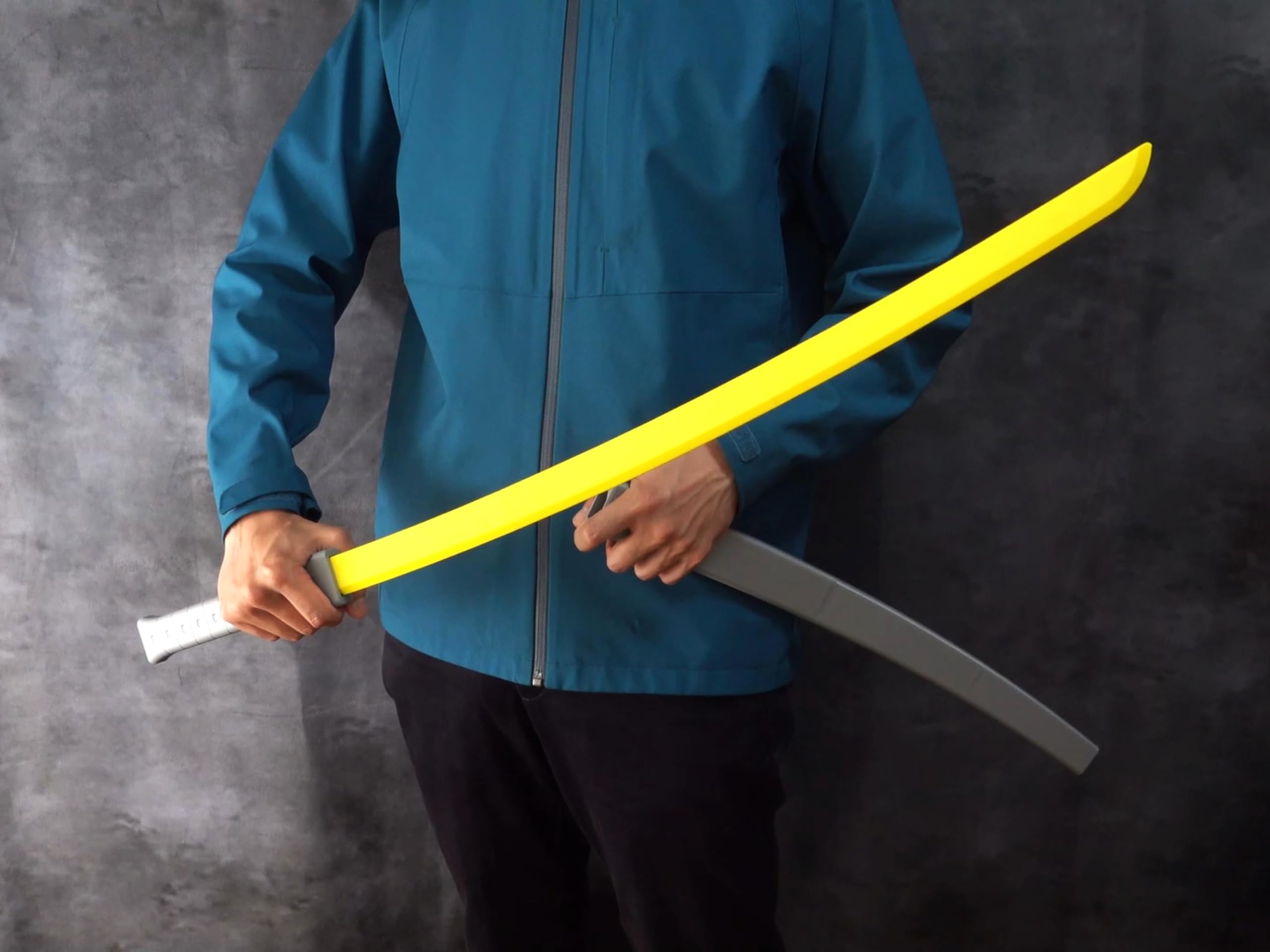 Amazon.co.jp: コスジェイ ワールドトリガー 弧月風コスプレ小道具 刀 