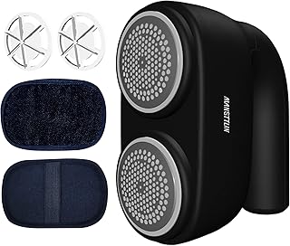 Sponsored Ad - MANSTTLIN Fabric Shaver and Lint Remover, 7 Pieces Fuzz Remover, Electric Sweater Shaver to Remove Pilling ...