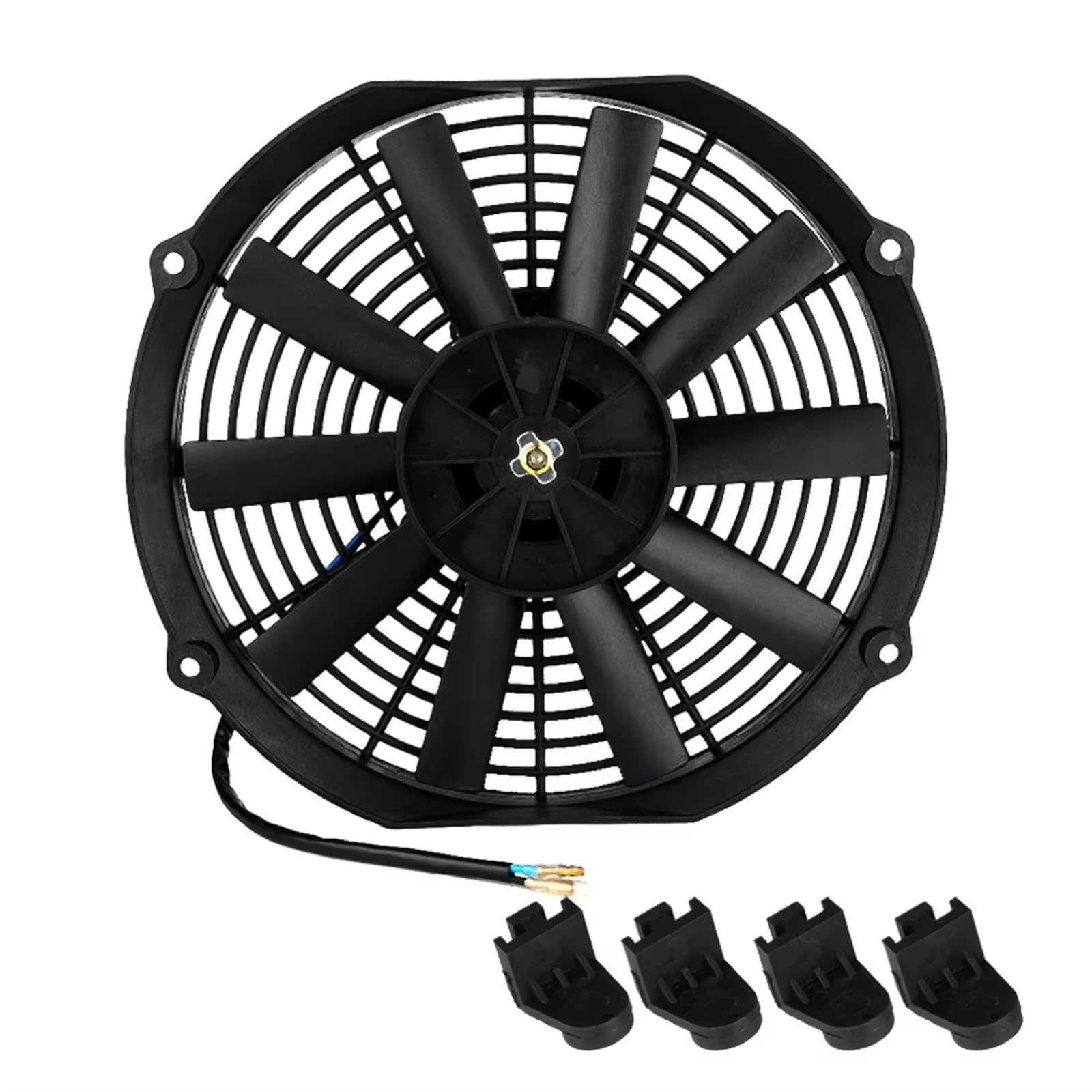 Ventola Di Raffreddamento Motore Universale 12in 12V 80W Motore Condizionatore D'aria Per Auto Ventola Di Raffreddamento Elettronica Accessori Per Auto Ventola Raffreddamento Auto