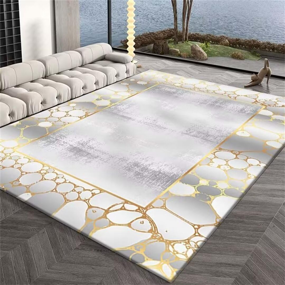 Entretien facile tapis gris 60x100cm pour decoration chambre