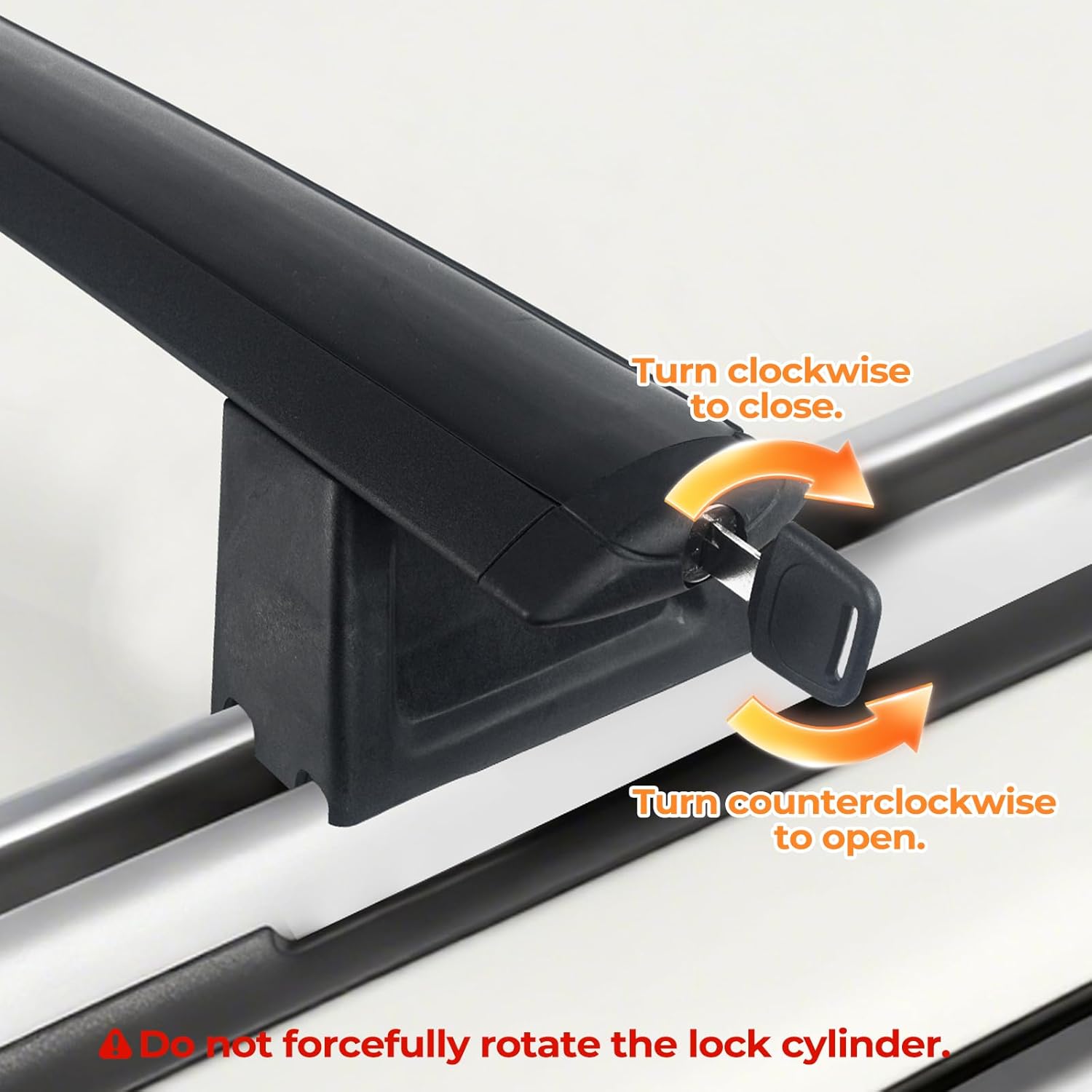 Heavy Duty 260lbs Lockable Roof Rack Cross Bars Compatible with Jeep Grand Cherokee 2011-2021 (with Grooved Side Rails),Roof Rails Crossbars Rooftop Cargo Bars
