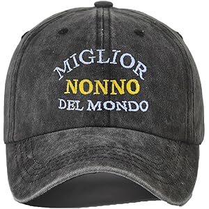 Cappello Da Nonno Aggiustatutto - Regalo Originale Per Compleanno, Natale E Festa Dei Nonni - Taglia Unica Nero - Foto 3