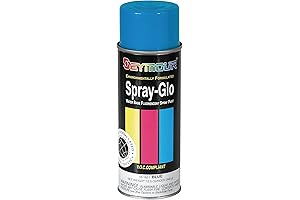 Seymour Spray-Glo Water Base Paints, Fluorescent Blue