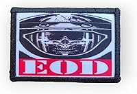 Vista 2 de EOD Bomb Squad Moral Patch Hook and Loop Army Military Custom Tactical 2A Gear