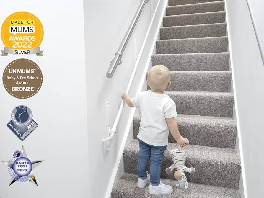 KiddieRail Adjustable Handrail to Help Safeguard Your Child