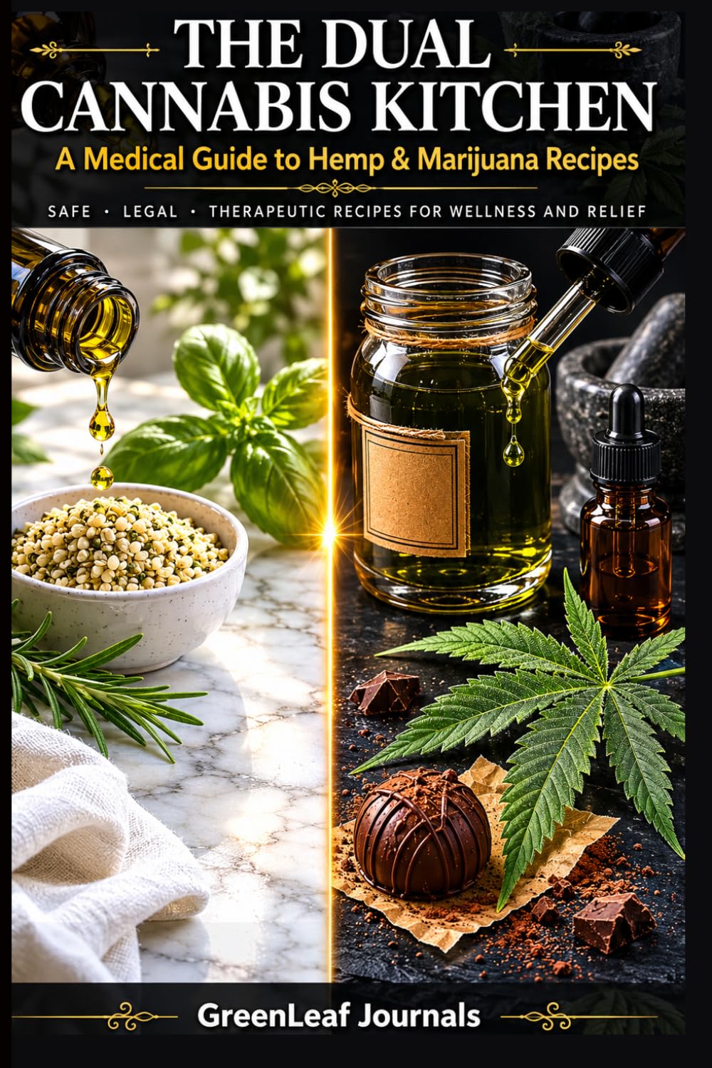 The Dual Cannabis Kitchen: A Medical Guide to Hemp & Marijuana Recipes Safe, Legal, and Therapeutic Recipes for Wellness and Relief