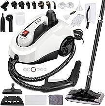 TVD Nettoyeur vapeur pour meubles rembourrés avec câble d'alimentation extra long de 5 m pour vapeur, four, tapis, canapé, coussin, punaises de lit