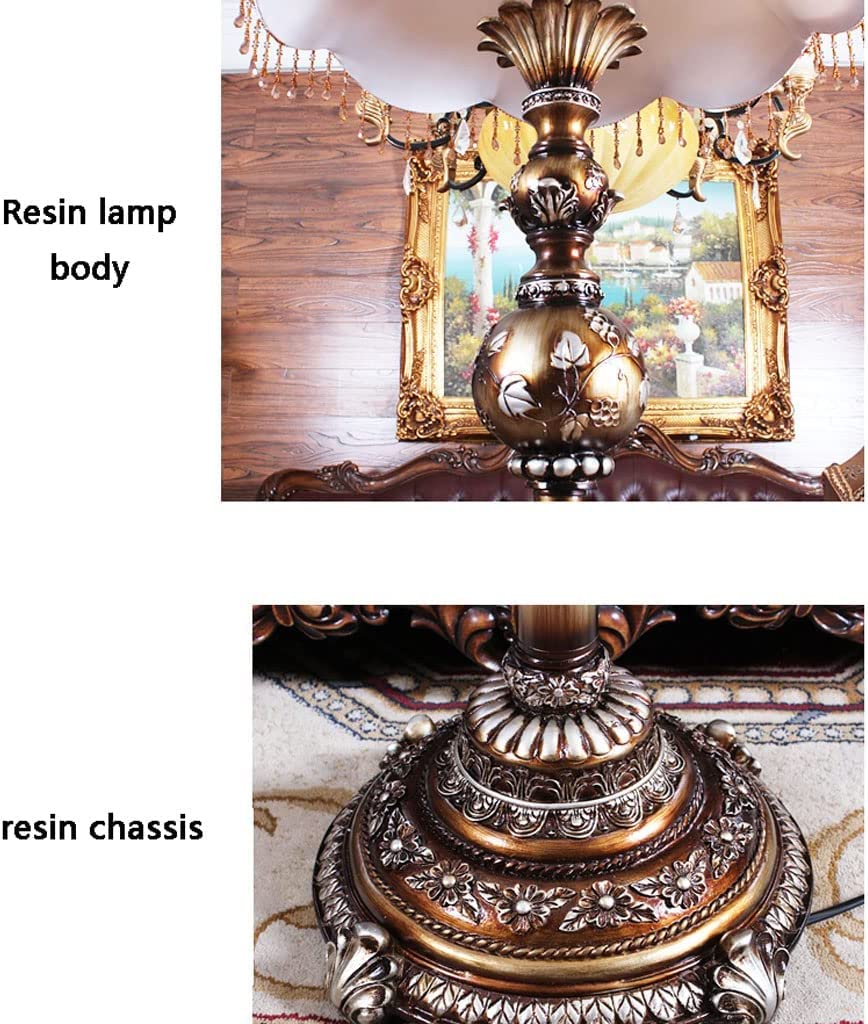 CCXXYGWJ Lampada da Alta Vintage - Lampada da a Luce Calda e Brillante per Camera da Letto e Soggiorno - Soluzione di Illuminazione Elegante per l'arredamento della casa - Lampada su palo