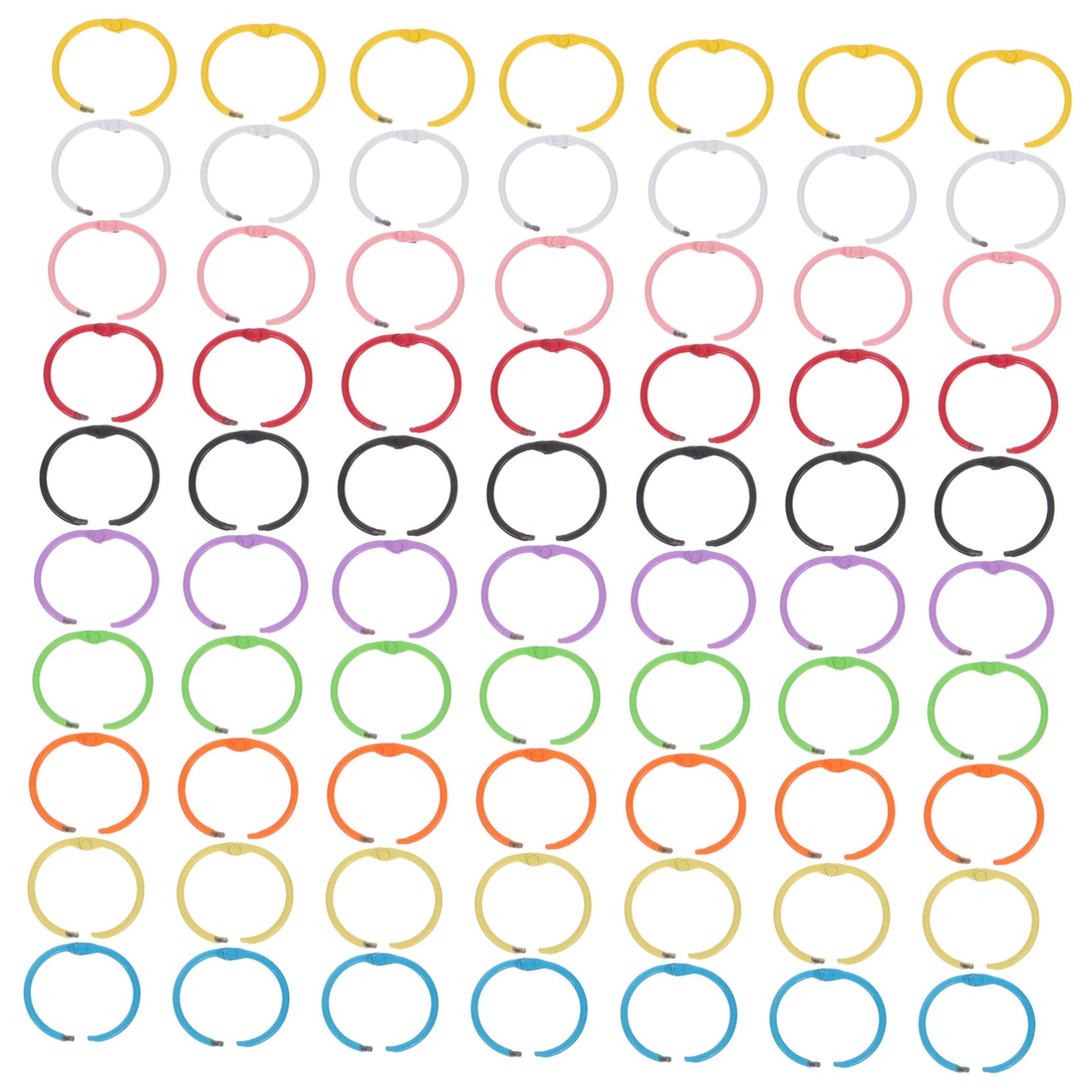 Anneaux métalliques circulaires de scrapbooking pour créer des albums photos souvenirs