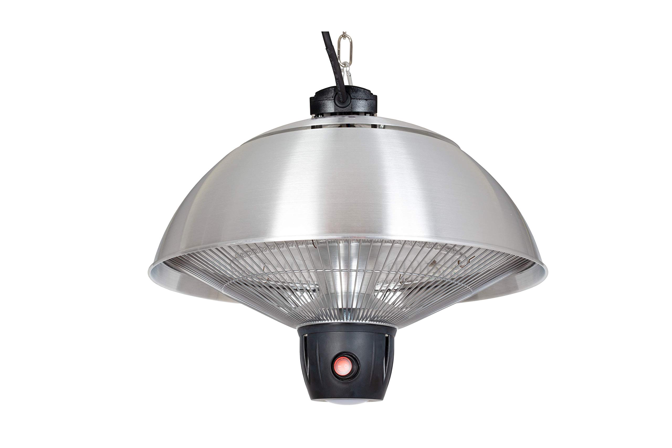 La Hacienda Hanging Mushroom Heater Silver 69564