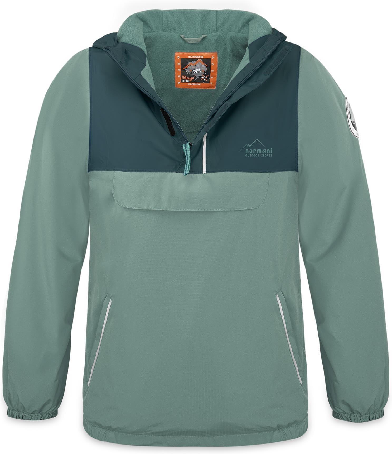 normani Kinder Winterjacke Windbreaker Regenjacke für Junge und Mädchen - wasserdichter Anorak 7.000 mm Wassersäule mit 3M™ Scotchlite™ Reflektor Streifen