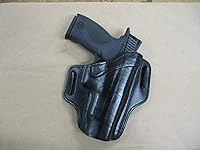 Vista 3 de Azula - Funda para cinturón de panqueques de cuero con 2 ranuras para Smith & Wesson S&W 59, 459, 659. 5900. 5904, 5906, 910, 915 CCW TAN RH