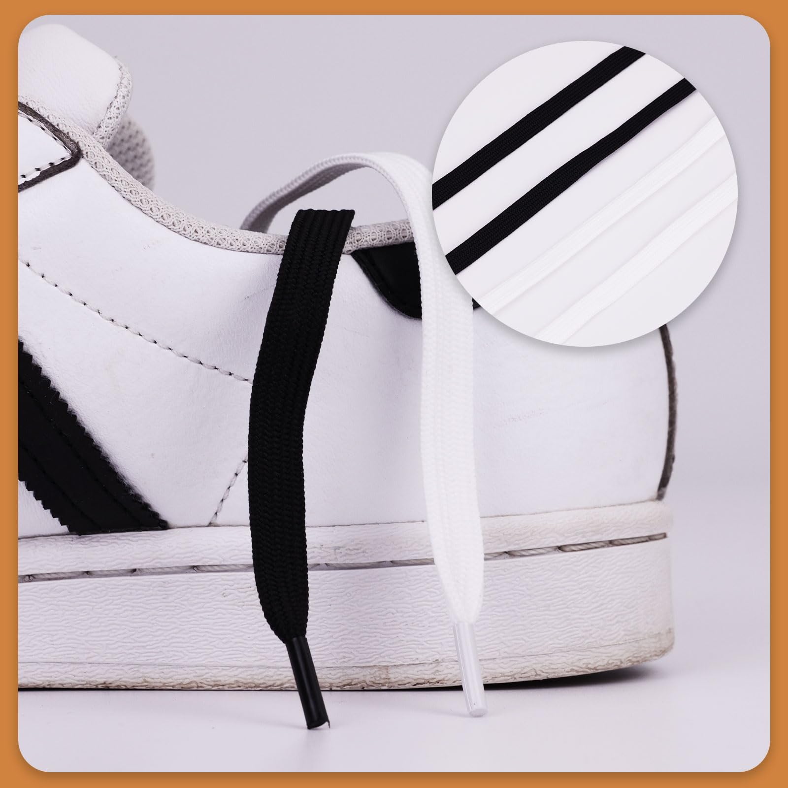 2 pares de cordones elásticos para Nike Blazer High Top, cordones planos de repuesto elásticos para zapatos deportivos