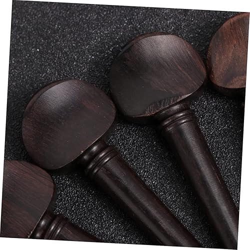 Miniatura 6 de FAVOMOTO 4 clavijas de afinación de violín de madera de ébano clavijas de violín para estudiantes Piezas de repuesto para violín Accesorios para