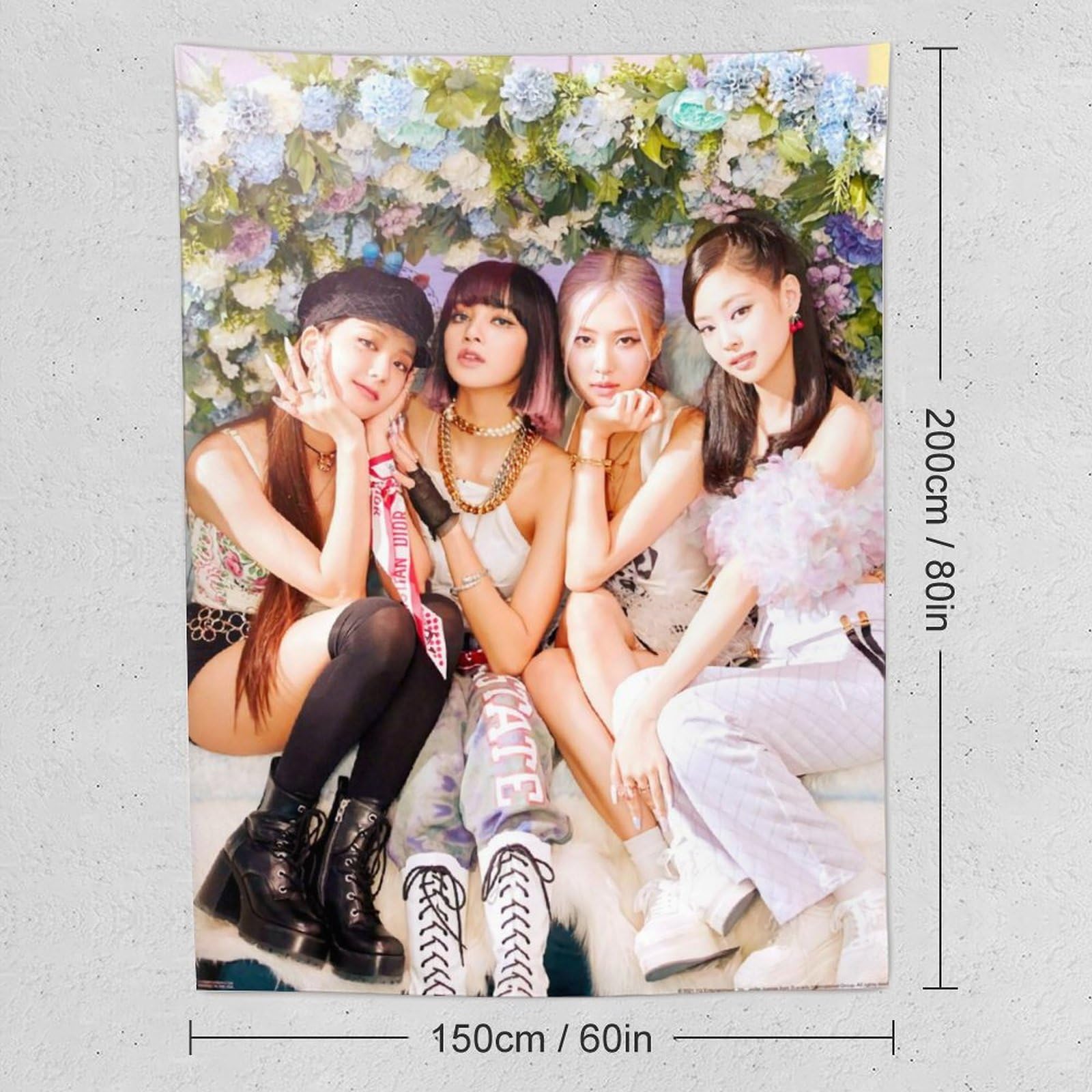 特大サイズ ステンドグラス ピンクローズのパネル(スタンド付)65.3