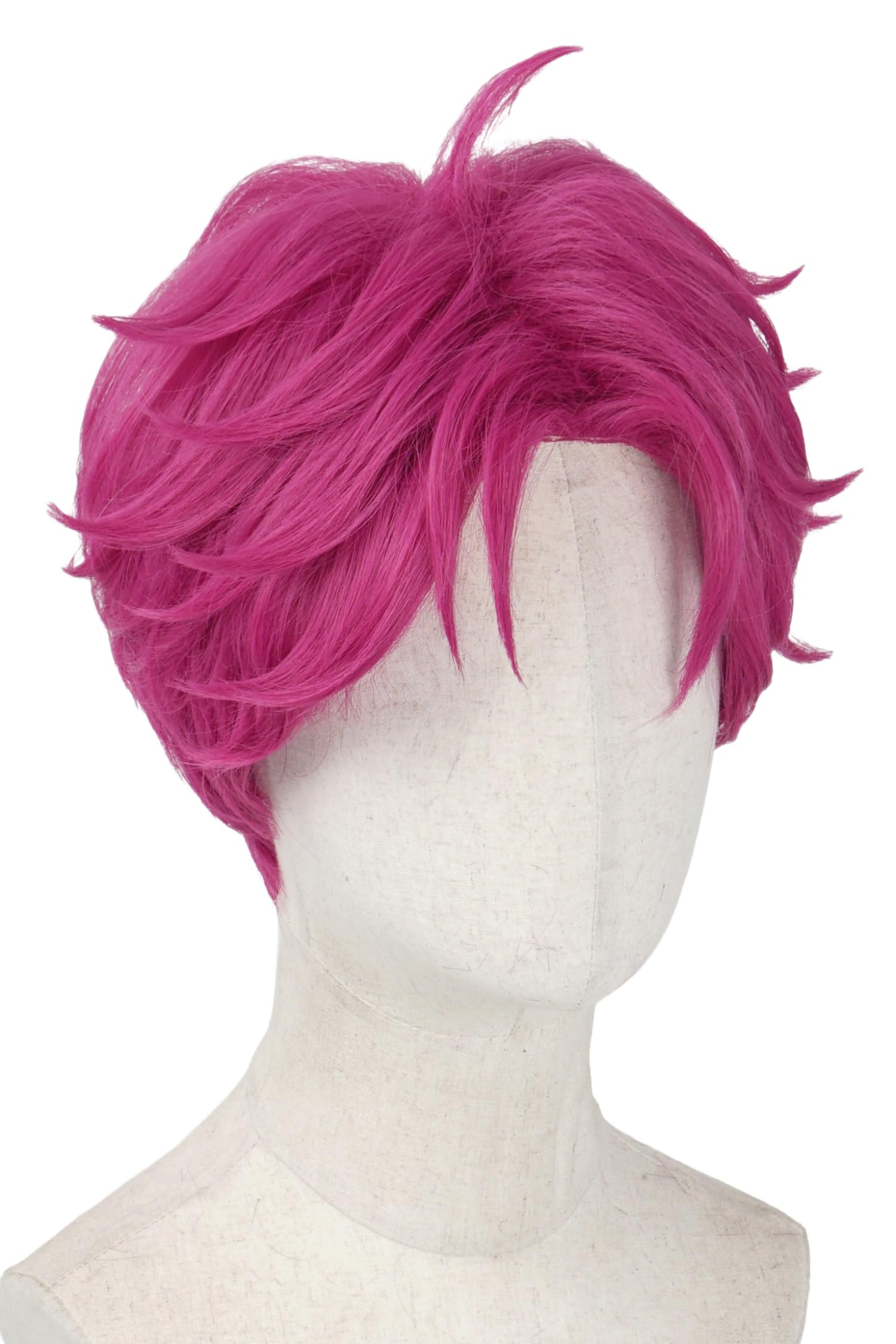 LeMarnia  Double Braid Wig Anime Cosplay Wigs for Women Halloween Costume Wig: Hot Pink