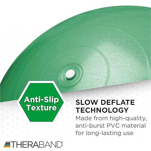 Miniatura 3 de TheraBand, balón para hacer ejercicio y mejorar la postura, el equilibrio, la coordinación, para yoga, pilates, estabilidad, rehabilitación,