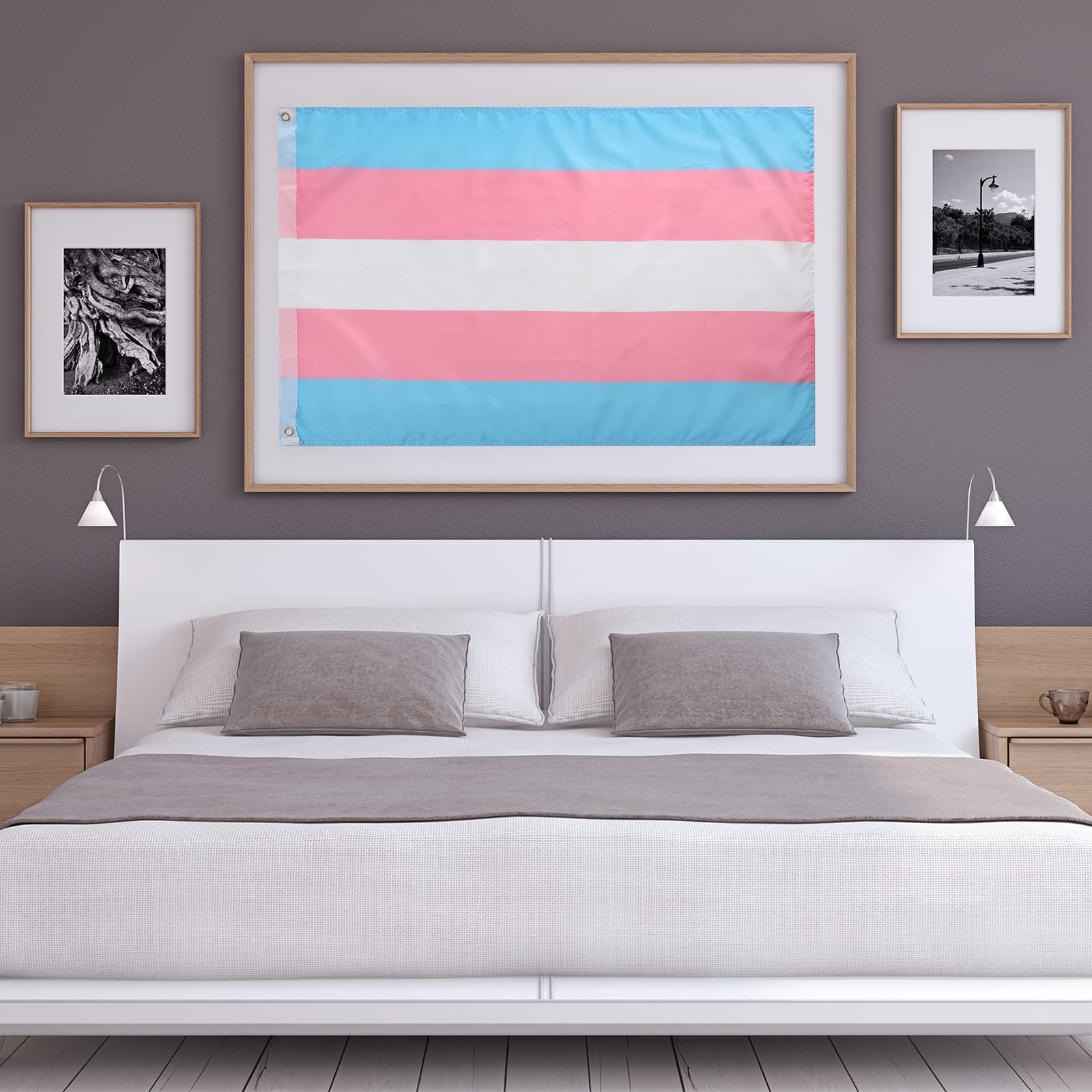 TRIXES Bandiera pansessuale – LGBTQ+ Pride Flags – Accessori interni ed esterni – Decorazioni per la padella per un festival, feste, eventi di orgoglio o come banner da parete – 1,5 x 0,9 m