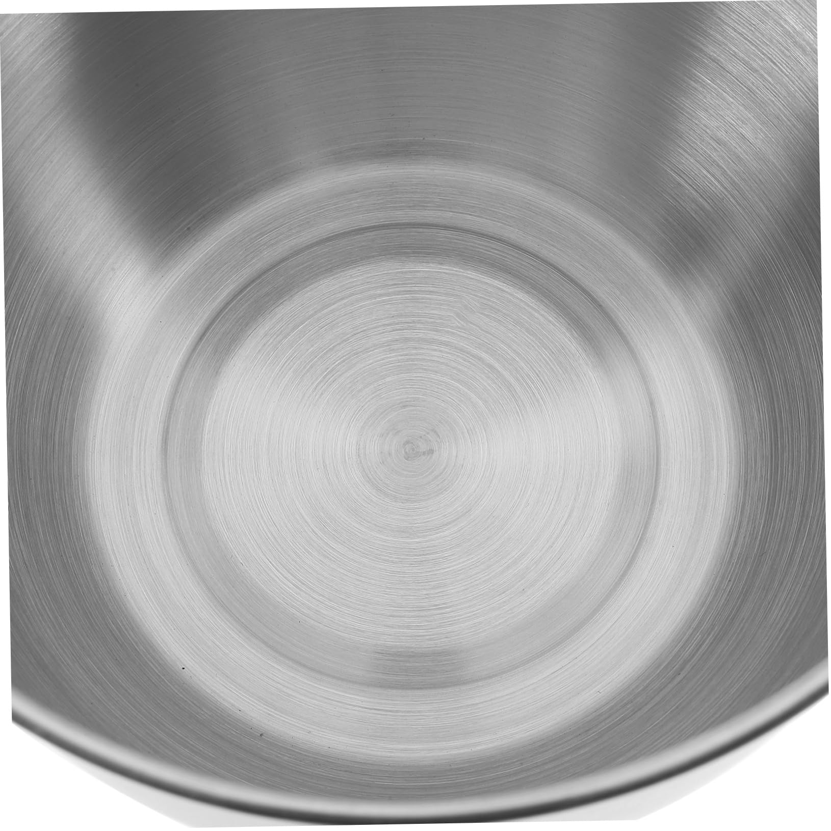 Mikikit Ciotola Grande in Acciaio Inossidabile per Cucina Bordo Arrotolato Antigoccia, Capacità Ampia per Mescolare Farine e Impasti in Casa e Sala da Pranzo