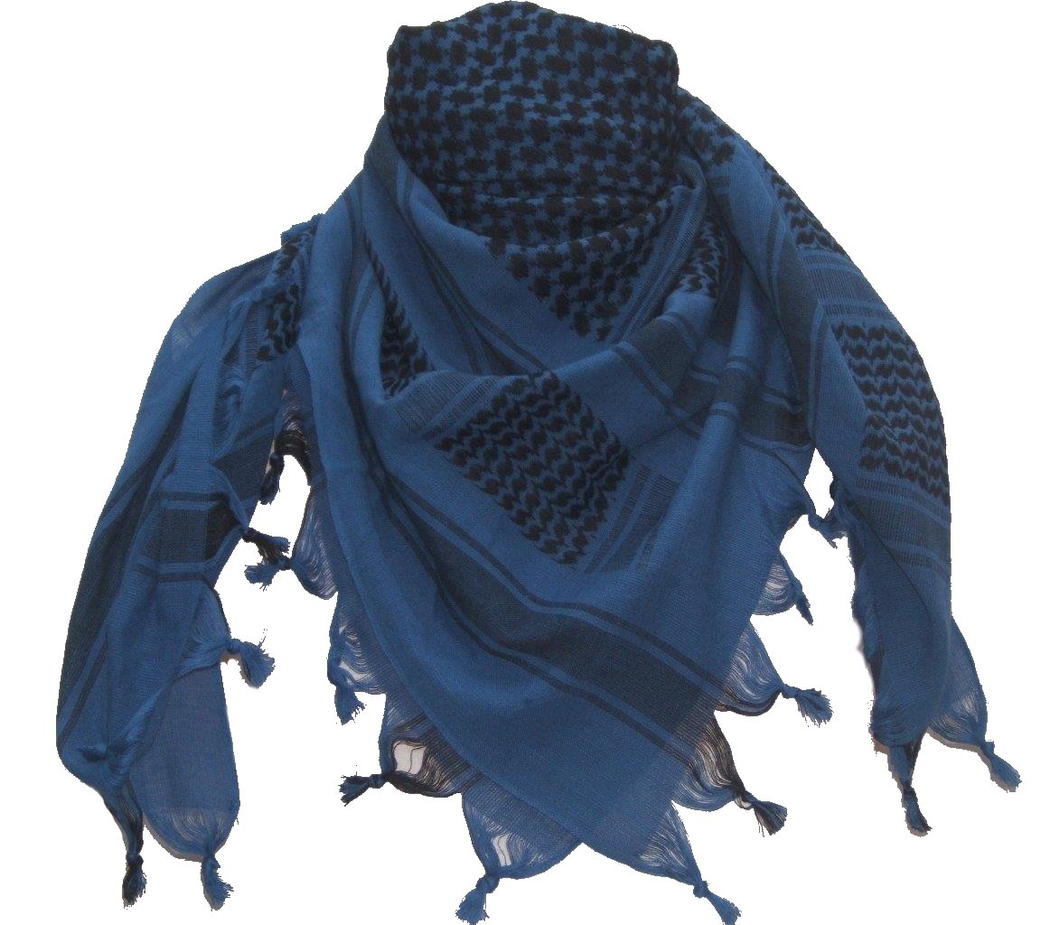 Romeotrading Women's Navy Shemagh Scarf Army Issue Arab Military Forces Sas Biker Neck Warmer (Navy)