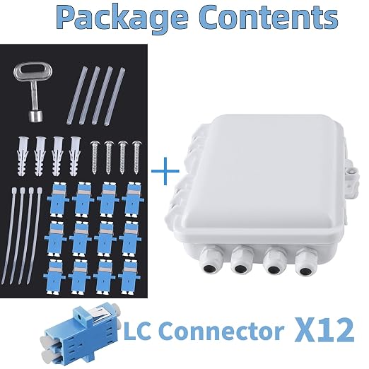 Caja de Distribución de Fibra Óptica 12 Puertos FTTH miniatura 5