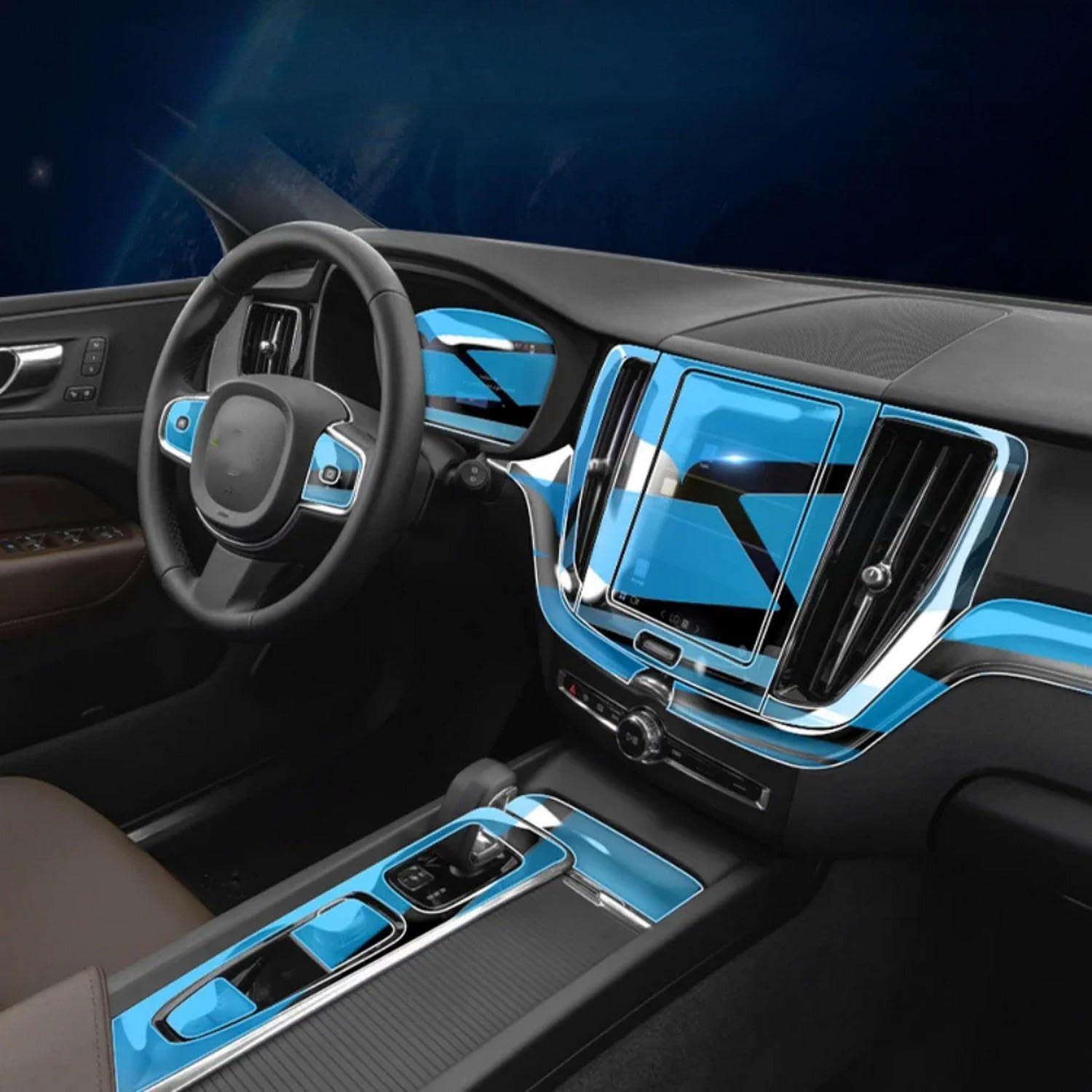 Film transparent TPU pour console Volvo XC60 2023-2024