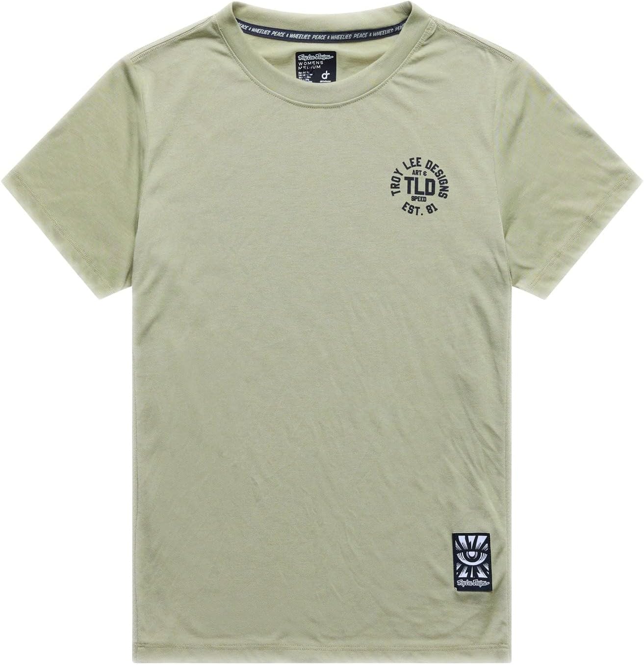 Troy Lee Designs Womens Lilium Ride SS Tee, Stamps Sage, Large