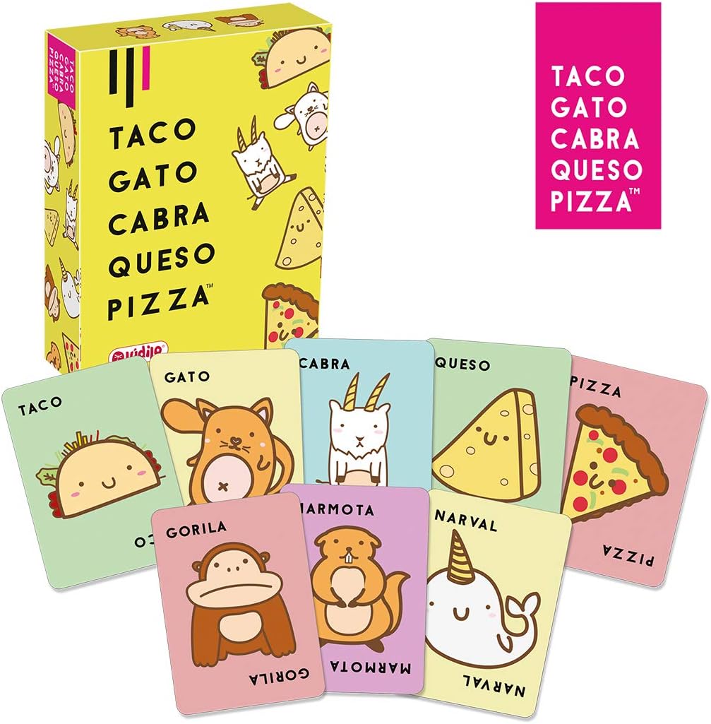 #Juegodemesa Taco, Gato, Cabra, Queso, Pizza por 9,99€ (marcando aplicar cupón)