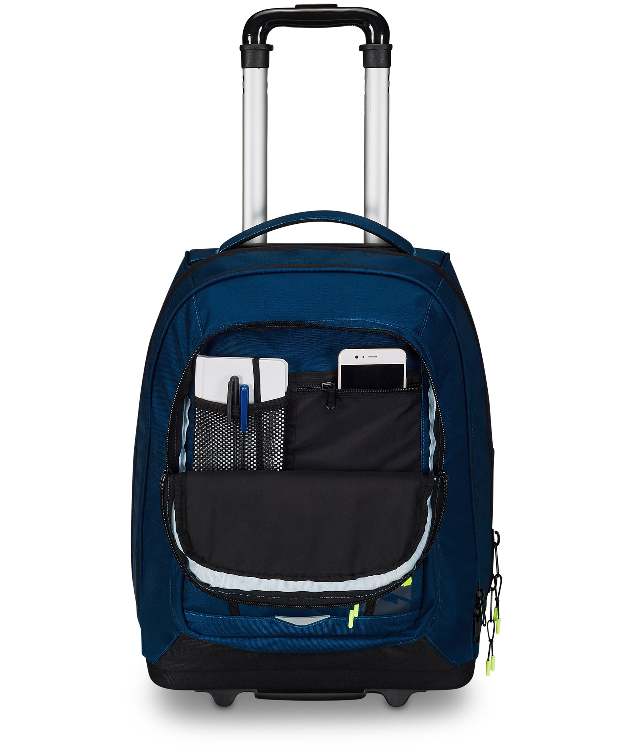 Invicta Trolley Scuola Bump Change Line Color, Blu, 2 in 1, Zaino Doppio Scomparto Con Carrello Fisso, Tasca PC e Borraccia, Organizer e Crossover System, Viaggio