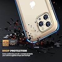 Vista 398 de Diaclara - Funda diseñada para iPhone 15 Plus de 6.7 pulgadas, transparente, cuerpo completo, con protector de pantalla, resistente de protección