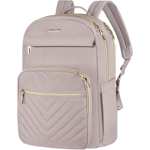 VANKEAN 15.6 Inch Laptop Backpack for Women Large Capacity Waterproof | Waterproof Backpacks Stylish Travel Bags Casual Daypacks for College, Business