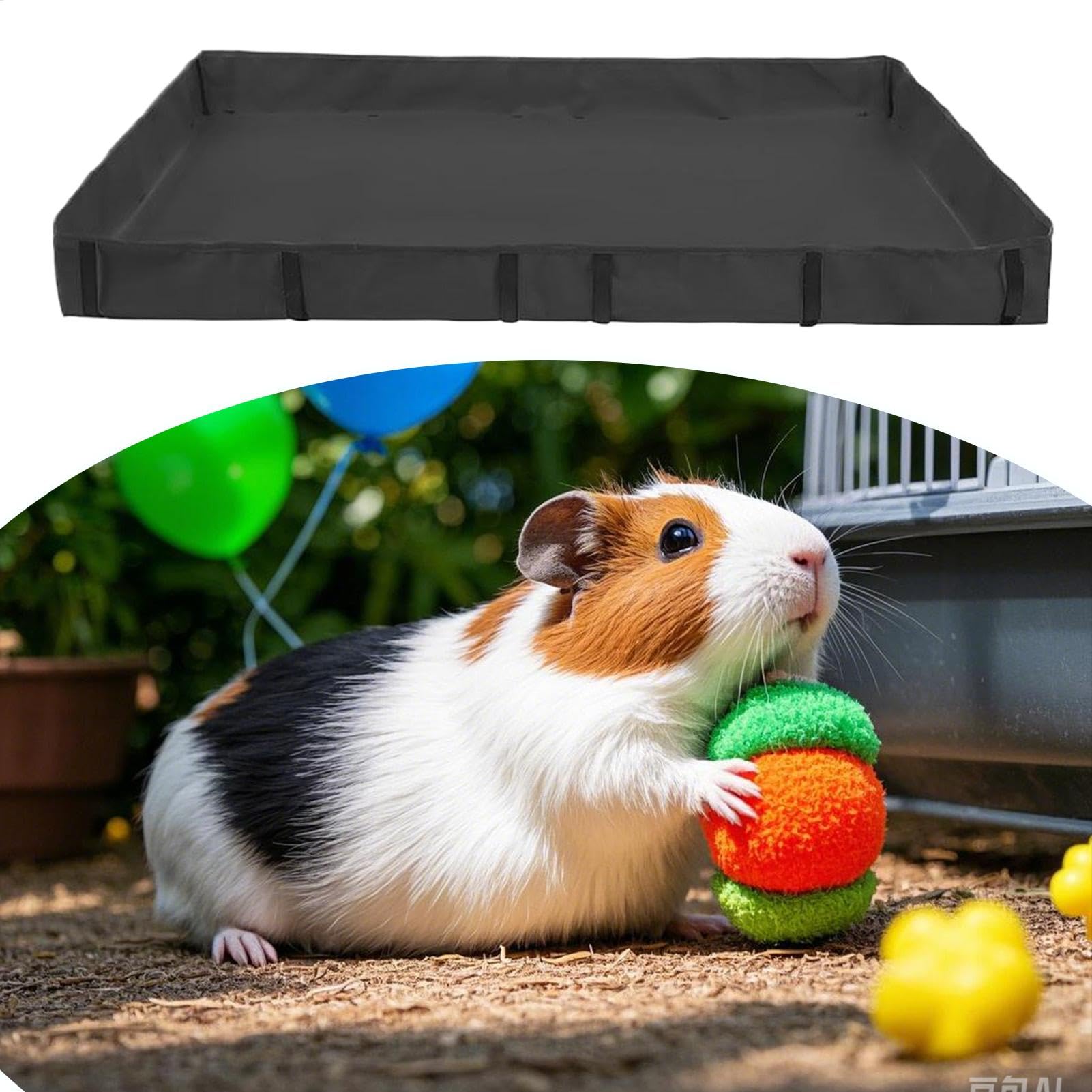 Guinea Cage Liner, Bunny Cage Matte Wiederverwendbare Hasenbettwäschematte