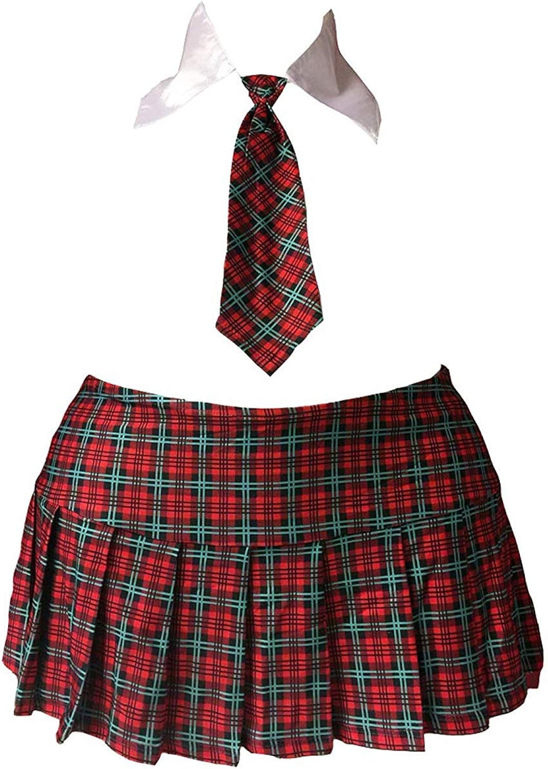 Disfraz de colegiala sexy de talla grande, para talla 14-18.
