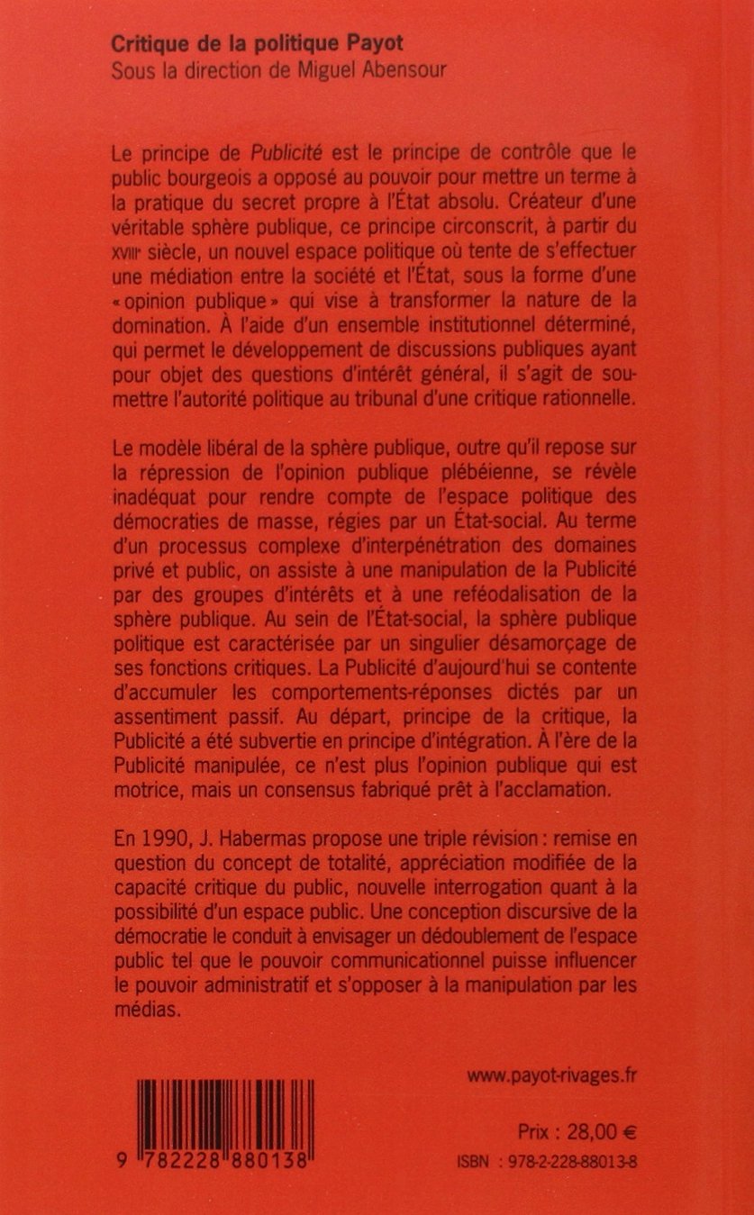 L'Espace public