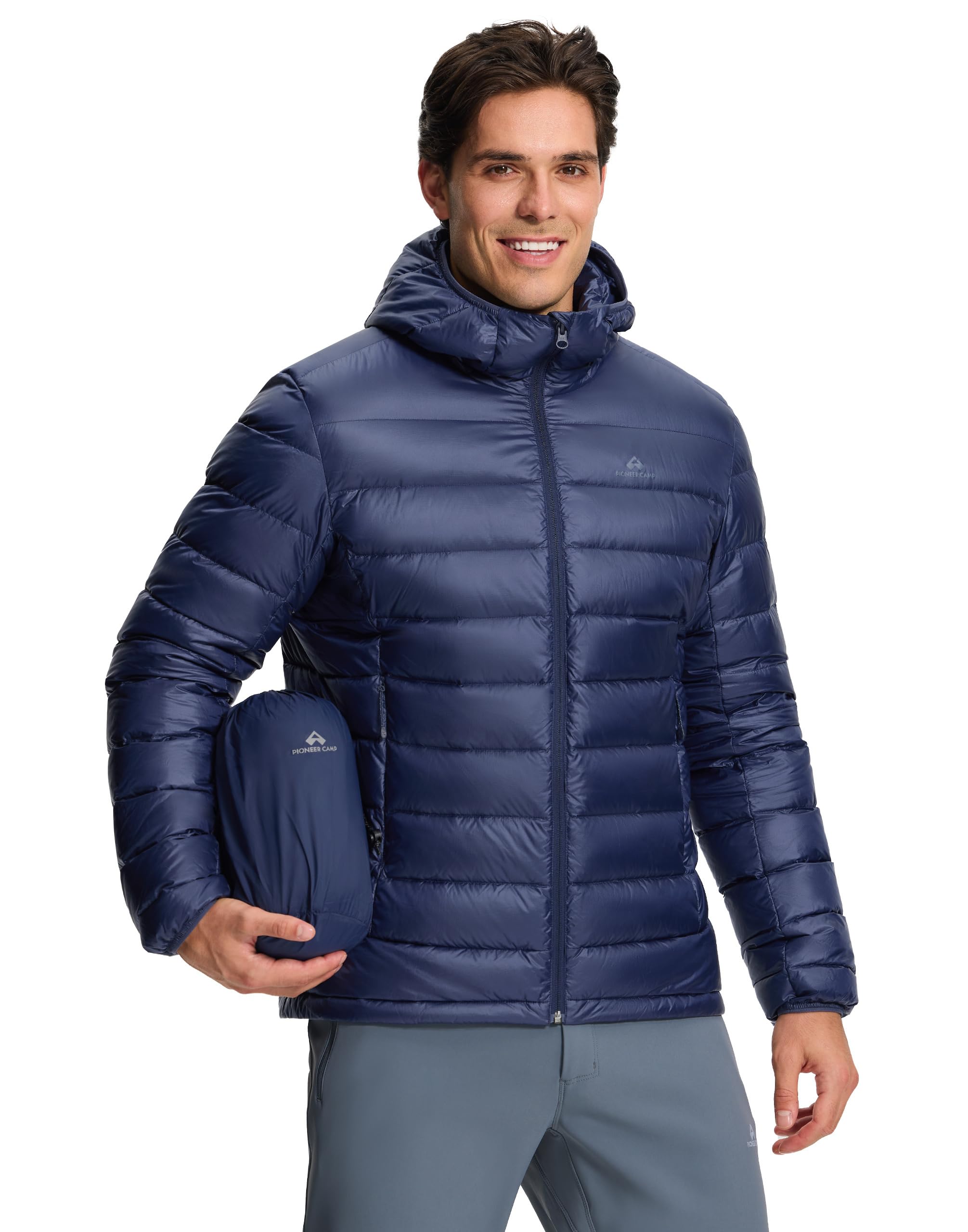 Pioneer Camp Men's Lightweight Down Puffer Jacket