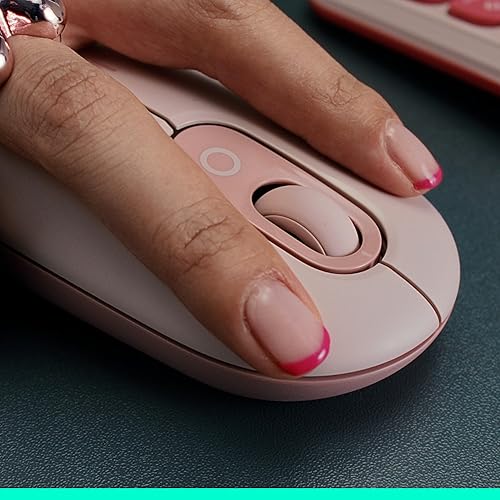 Miniatura 7 de Logitech Ratón POP inalámbrico con emojis personalizables, tecnología SilentTouch, desplazamiento de precisiónvelocidad, diseño compacto, Bluetooth,