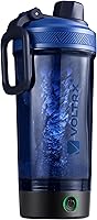 Vista 10 de VOLTRX Botella agitadora eléctrica de proteínas, vaso mezclador recargable por USB para batidos y reemplazos de comidas, de tritán, sin bisfenol A