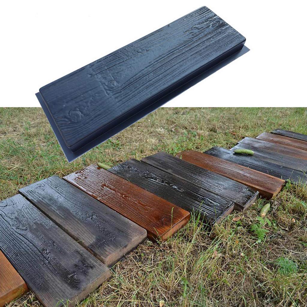 2pcs Tableros De Madera Viejos Molde De Hormigón Jardín De Piedra Patio