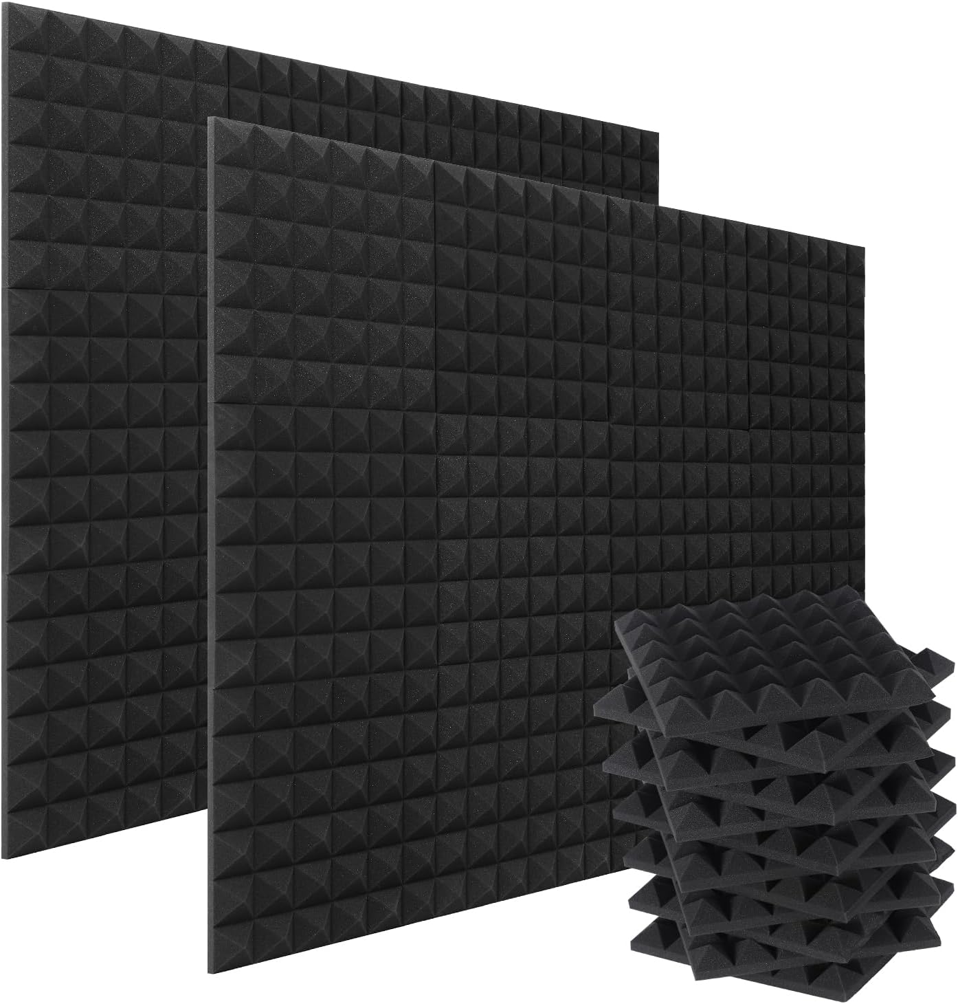BUCOGAL 36 Pack Acoustic Panels Sound Proof Foam Panels 30 x 30 x 5 cm