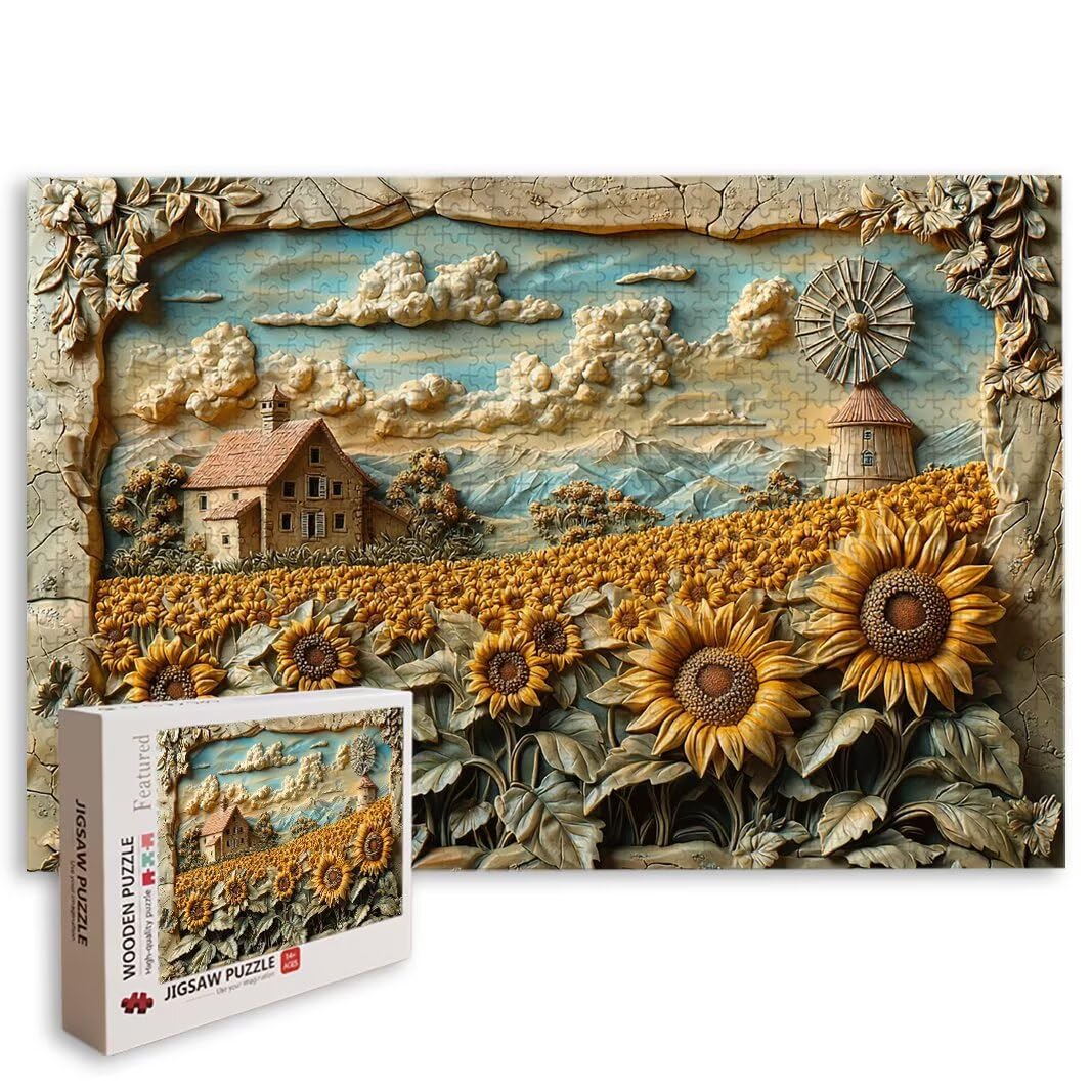 Puzzle 2000 Pezzi, Puzzle Farm, Misura: 100x71cm, Regalo Donna/Uomo -8733