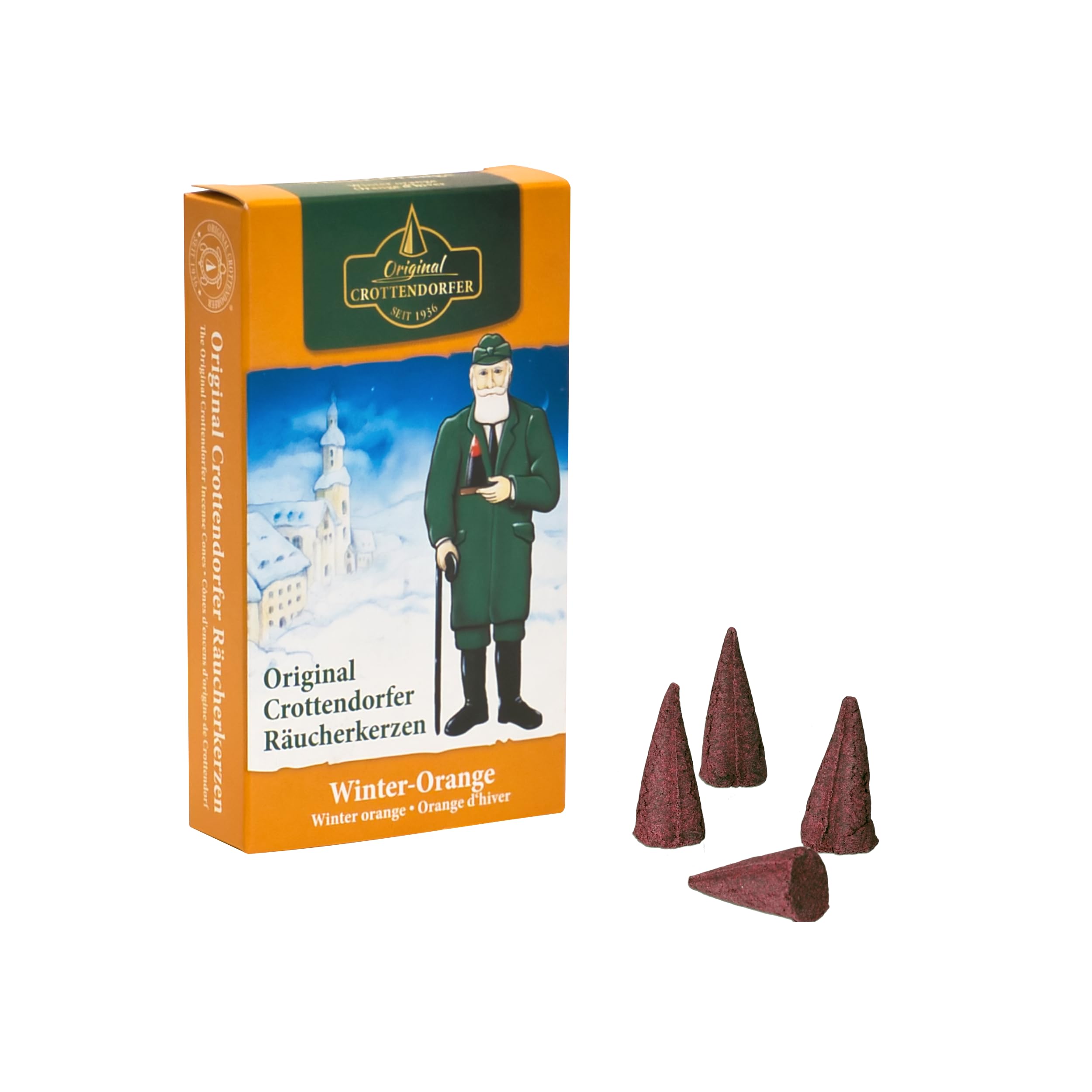 Sigro Crottendorfer Incense Burners Winter Orange Fragrance Incense Cones
