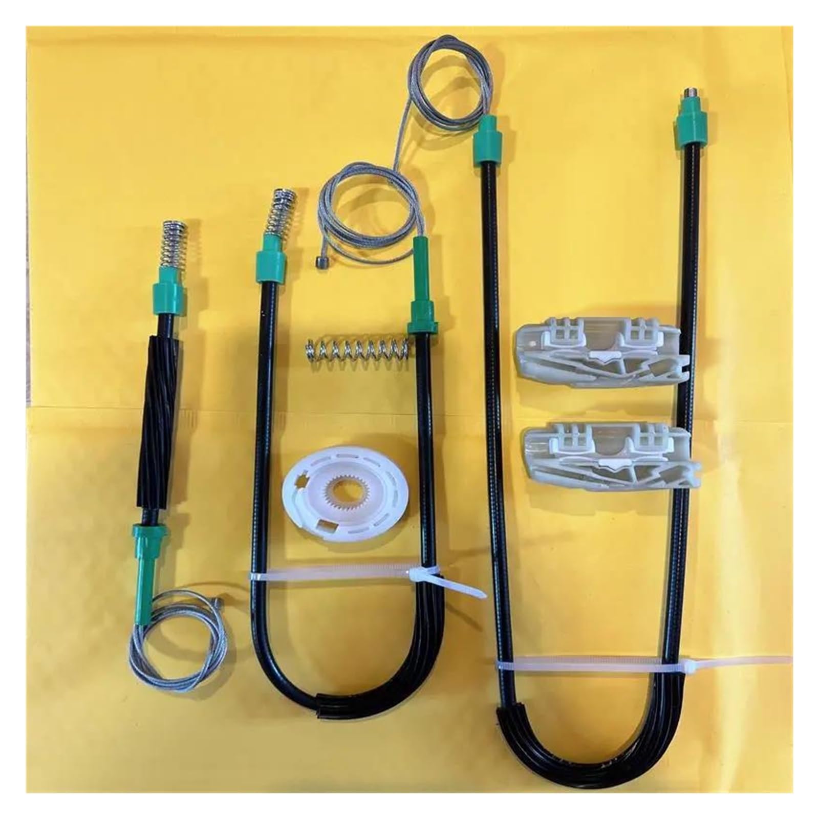 Aptfkec Car Window Levers for Land for Rover for Freelander LN / L314 1998-2006 OE#CUH000033 Window Regulator Repair KIT Front Left Glass Regulator