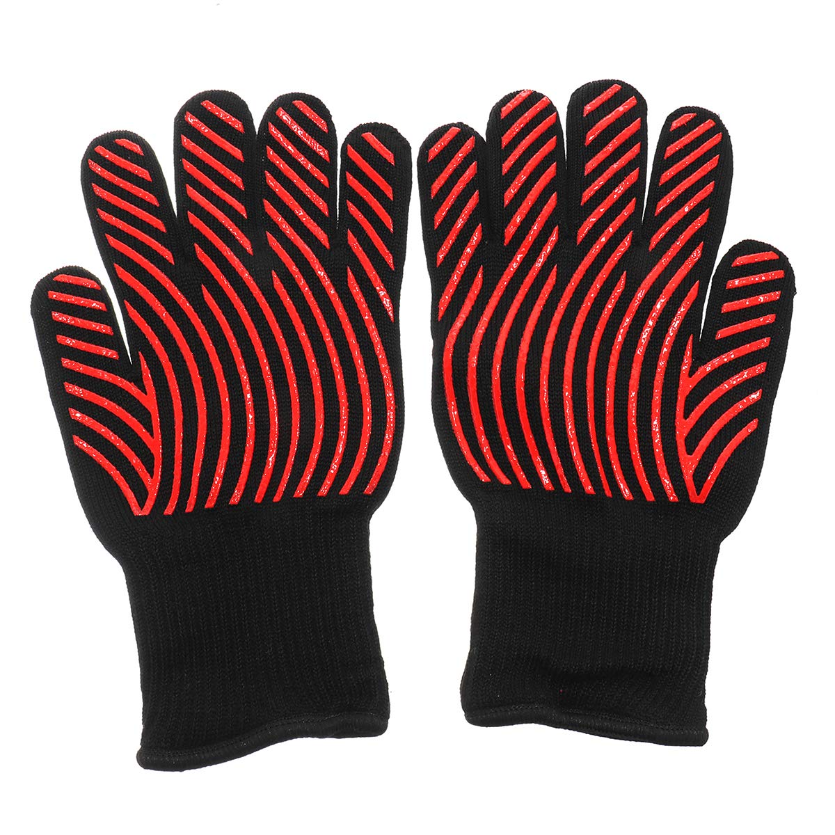 Une paire de gants de travail pour four extrêmement résistants à la chaleur pour barbecue