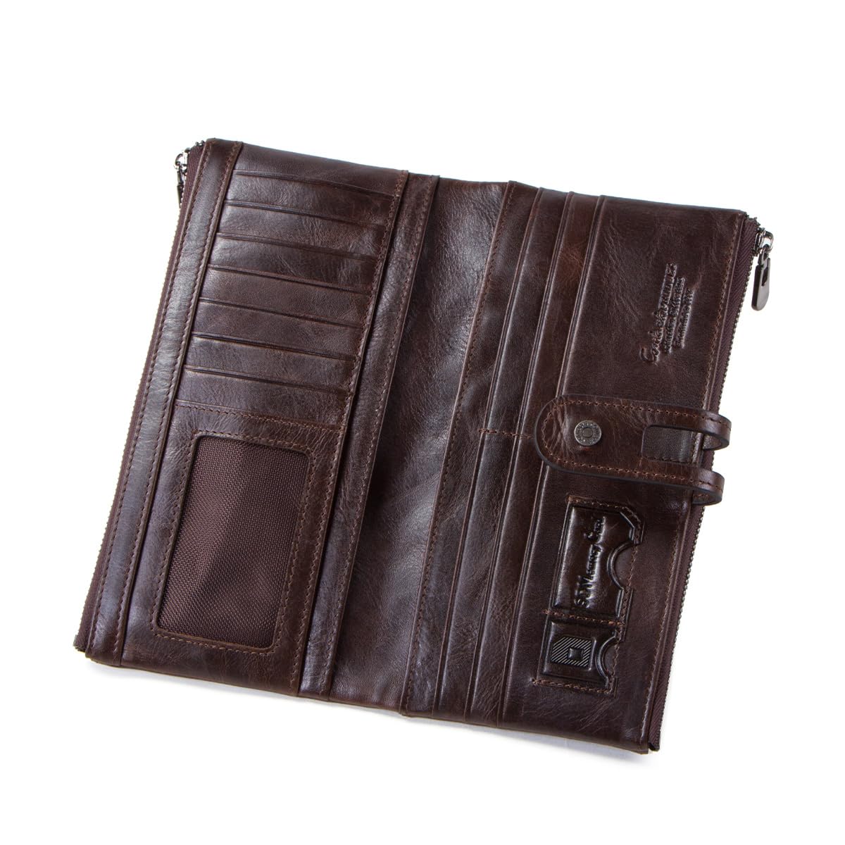 CONTACTS Carteira Longa de Couro Legítimo Feminina, Porta-Cartões (13 Slots), 1 Slot para Chip SIM/SD, Bolso para Celular e Dinheiro com Zíper, Porta-Moedas(Marrom) Carteira… em promoção! Veja a oferta e mais achadinhos de Bolsas 9 Hoje é o melhor dia para comprar CONTACTS Carteira Longa de Couro Legítimo Feminina, Porta-Cartões (13 Slots), 1 Slot para Chip SIM/SD, Bolso para Celular e Dinheiro com Zíper, Porta-Moedas(Marrom) Carteira… com aquele preço maroto! Promoção! Aproveite a oferta! 9