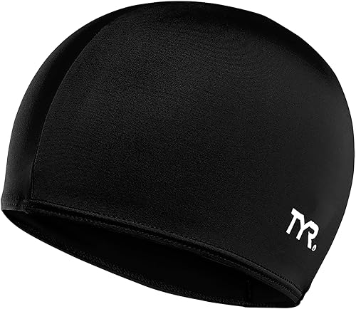 Miniatura 9 de TYR Gorro de natación de fibra de licra para adultos