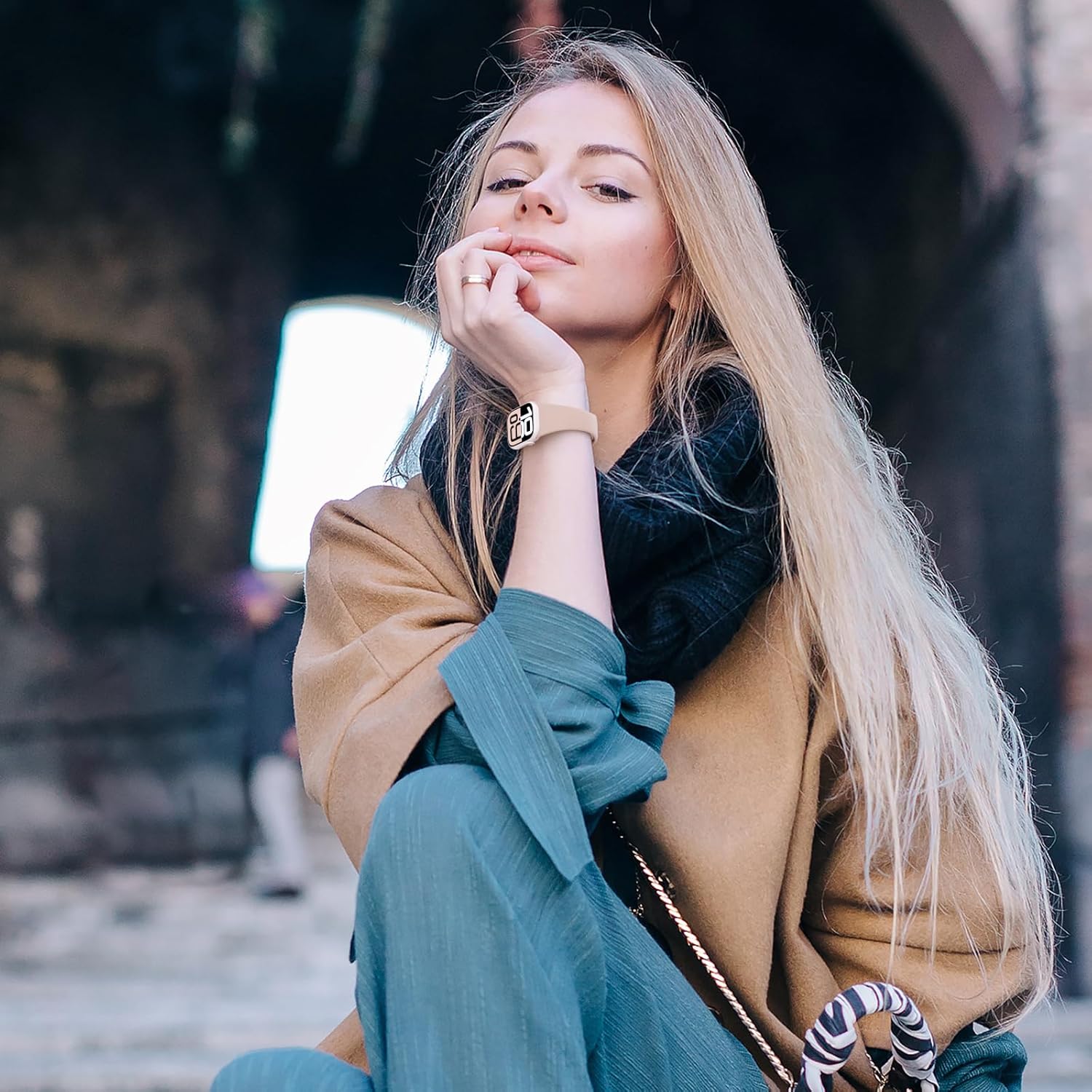 6 Pack Silicone Bands Compatible with Apple Watch Band 42mm 41mm 40mm 38mm 46mm 45mm 44mm 49mm Women Men, Patented Wristband Soft Sport Waterproof Strap for iWatch Series 11 10 9 8 7 6 5 4 3 SE Ultra - Image 4