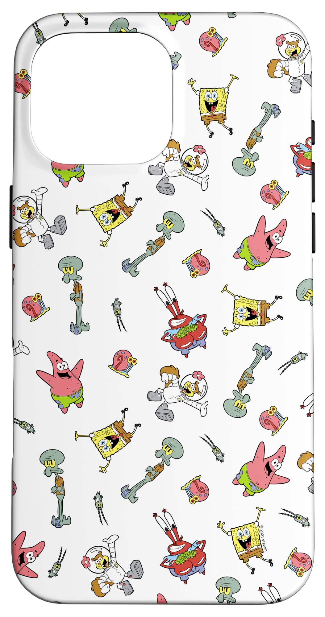 Spongebob Squarepants Character Toss Up Case for iPhone 16 Pro Max