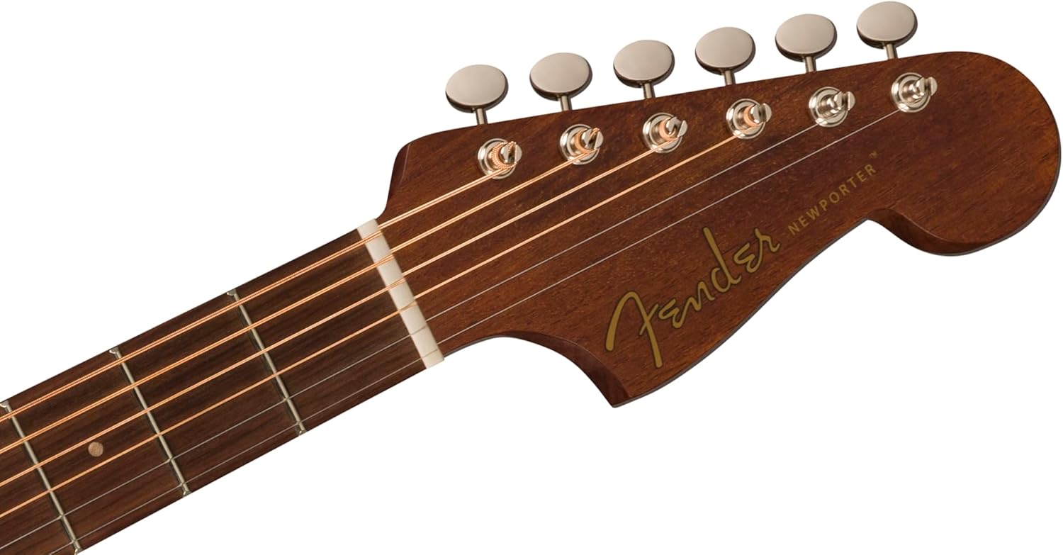 Fender Newporter Special headstock with tuning machines