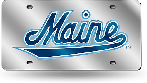 Miniatura 460 de Rico Industries Placa de matrícula de metal con incrustaciones láser de Florida Gators de la NCAA plateado,Alternativo,Negro -,Negro/Plata,Azul,azul