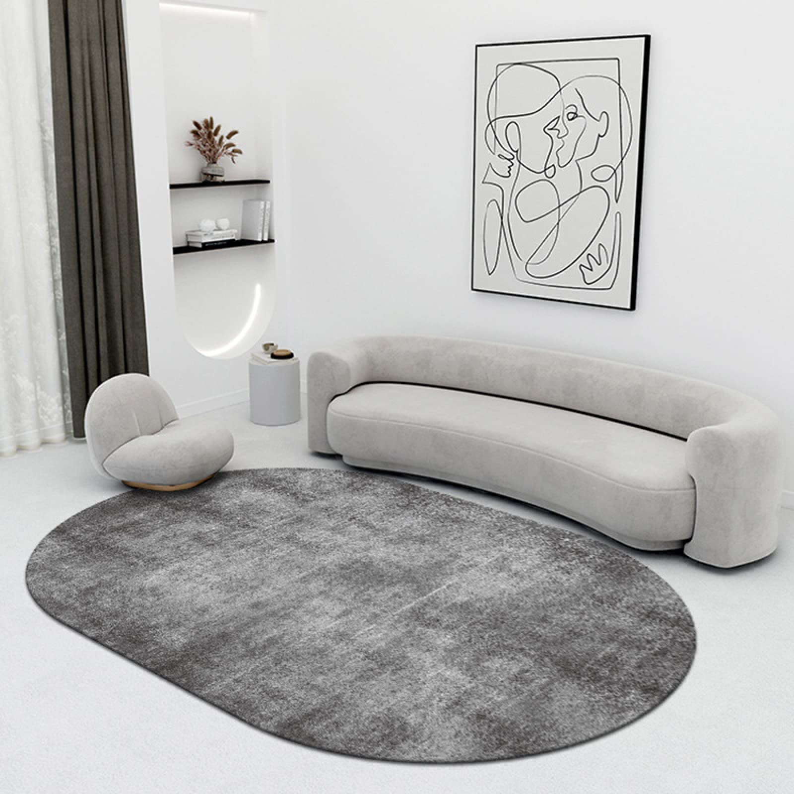 Tapis moderne haut de gamme lavable pour décoration chic